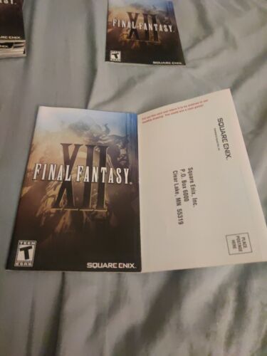 FINAL FANTASY XII 12 - PLAYSTATION 2 PS2 - INSTRUCTION MANUAL ONLY - Picture 1 of 1
