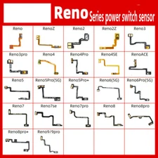 For OPPO Reno 2 3 4se 5 6 7 8 9K Pro Power Switch ON OFF Home Button Flex Cable