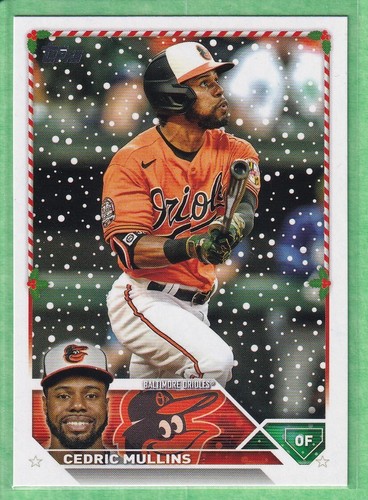 2023 Topps Holiday #H96 Cedric Mullins Baltimore Orioles - Picture 1 of 2