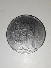 100 Lire Dea Minerva 1957 del 1° Tipo Italia Repubblica SPL Rara
