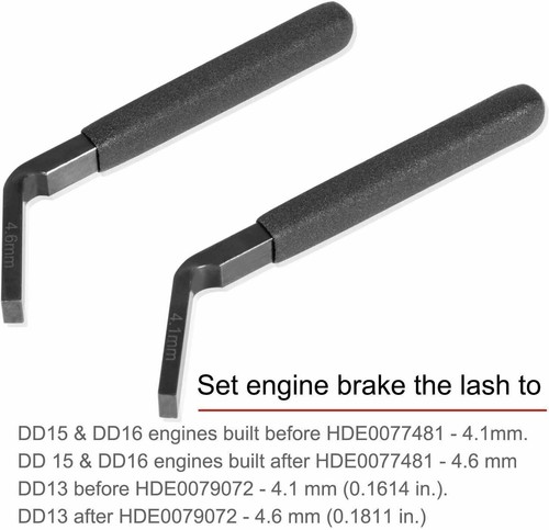 Engine Brake Adjustment Tool 4.6MM + 4.1MM Fit For Detroit Diesel DD13 DD15 DD16 - Picture 5 of 12