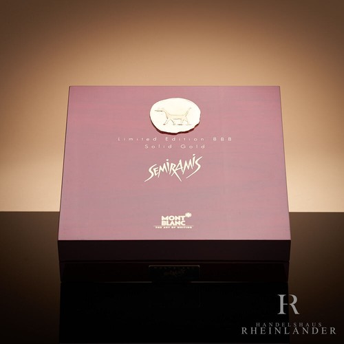 Montblanc Patron of Art Edición Limitada 888 Semiramis 1996 Pluma Estilográfica ID 28625 - Imagen 7 de 8