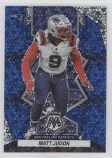 2022 Panini Mosaic No Huddle Blue Mosaic Prizm 63/75 Matt Judon #137 0r5l
