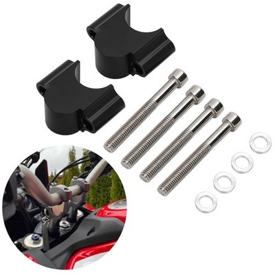 Aluminum Handlebar Riser 28mm Adapter For Off-Road Motorcycles Easy To Use