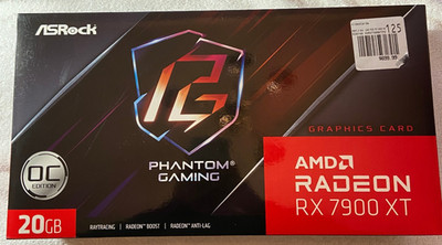 ASRock Phantom Gaming RX 7900 XT OC 20GB GDDR6 Graphics Card
