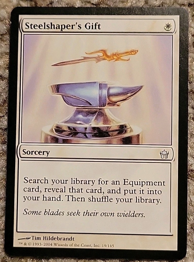 1x Steelshaper's Gift Fifth Dawn Magic The Gathering MTG NM-LP 