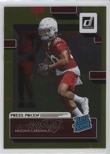 2022 Panini Donruss Rated Rookie Press Proof Gold 3/50 Keaontay Ingram #349 0q3