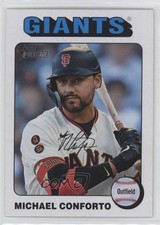 2024 Topps Heritage White Border Michael Conforto #376 0w8