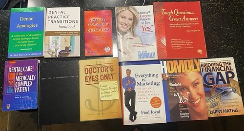 12 Dentist Dental Management Books. Investing. Spanish. Marketing. Lot