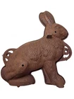 Vtg Griswold 862/863 Rabbit Bunny 2pc Cast Iron Cake Mold Genuine Erie PA 11"