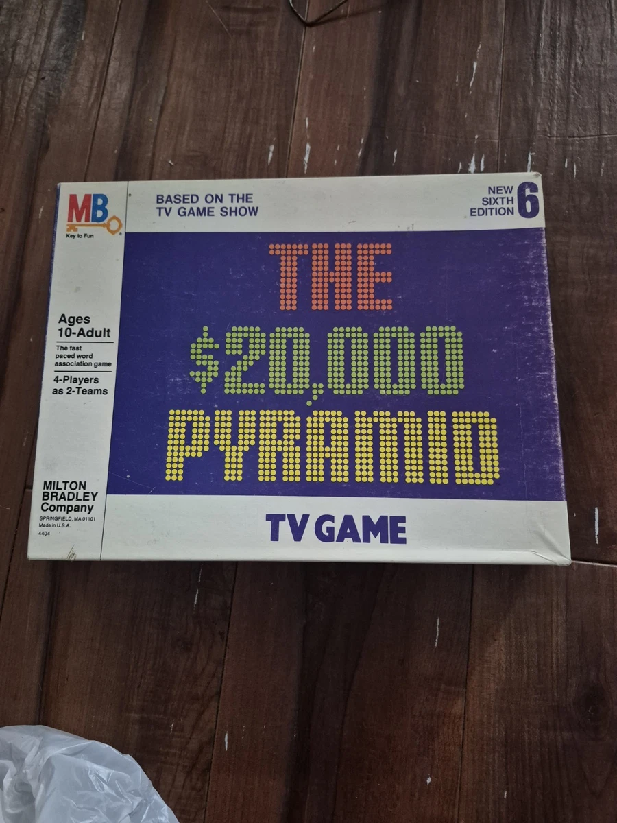 Pyramid Board Game In Vintage Manufacture Board & Traditional