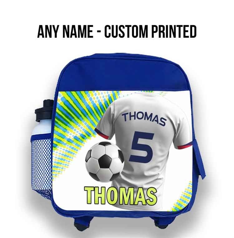 Custom Name Kids Football Backpack | Boys & Girls