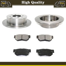Rear disc brake pads and rotors Fits Hyundai Sonata 2.4L 2.5L 2.7L
