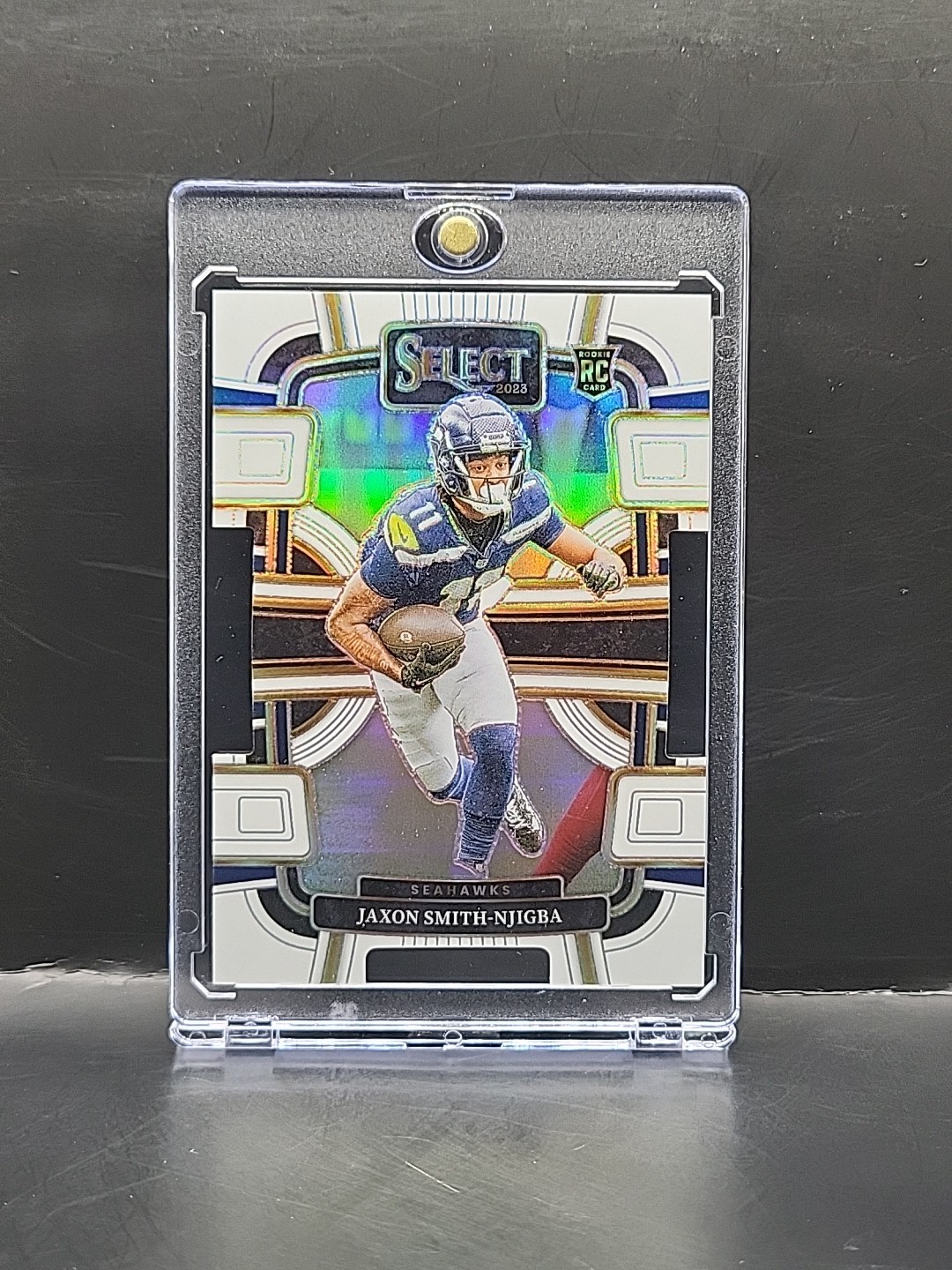 2023 Select Jaxon Smith-Njigba RC White Prizms Die Cut Concourse #/199 Seahawks