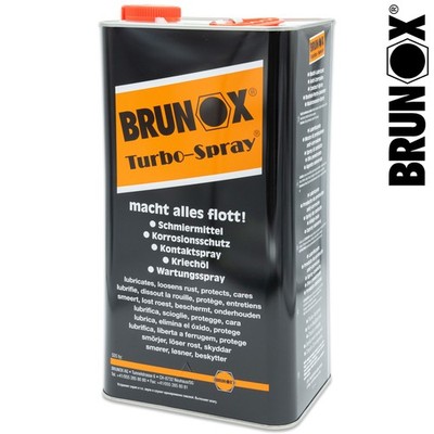 BRUNOX Turbo-Spray Multi Universal Schmiermittel Rostlöser Kontaktspray 5L