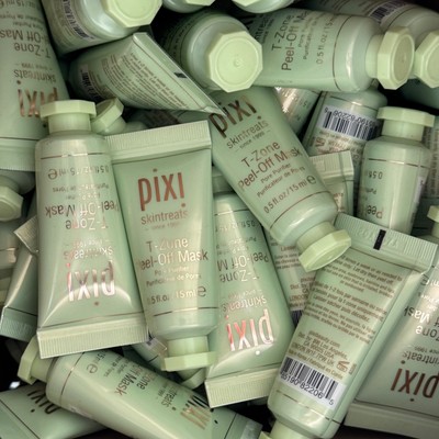 WHOLESALE PIXI SKINTREATS T-ZONE PEEL-OFF MASK TRAVEL SIZ 0.5 OZ - 100 PIECE LOT