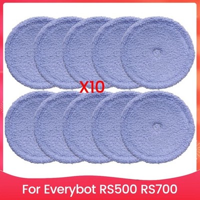 10-Teiliges Mikrofaser-Wischpad-Set für Everybot RS500 RS700 Staubsauger-Wi7850