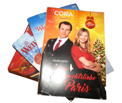 12 Weihnachtsromane, 4 Bände a 1 bis 4 Romane, Cora-Serien ab 1996  - bk912
