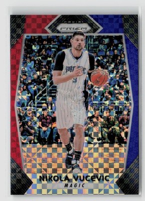 Nikola Vucevic #78 2017-18 Panini Prizm Red White Blue Magic