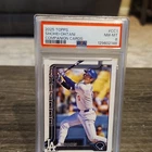 Topps 2025 Companion Cards CC1 Shohei Ohtani PSA 8 Dodgers Baseball Card