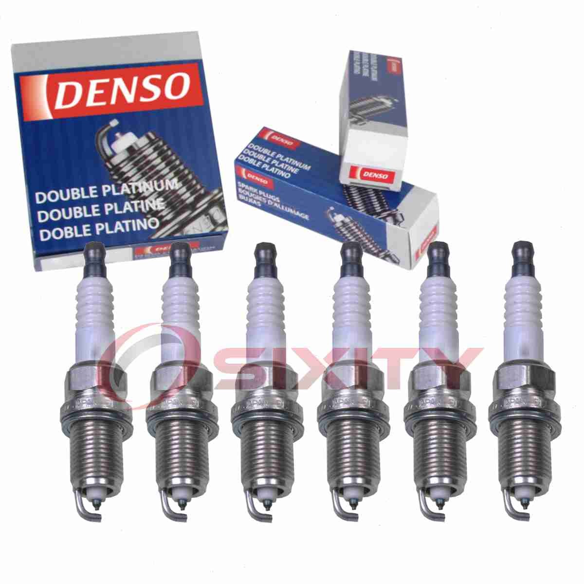 6 pc Denso Platinum Long Life Spark Plugs for 2005-2009 Acura RL 3.5L 3.7L kg
