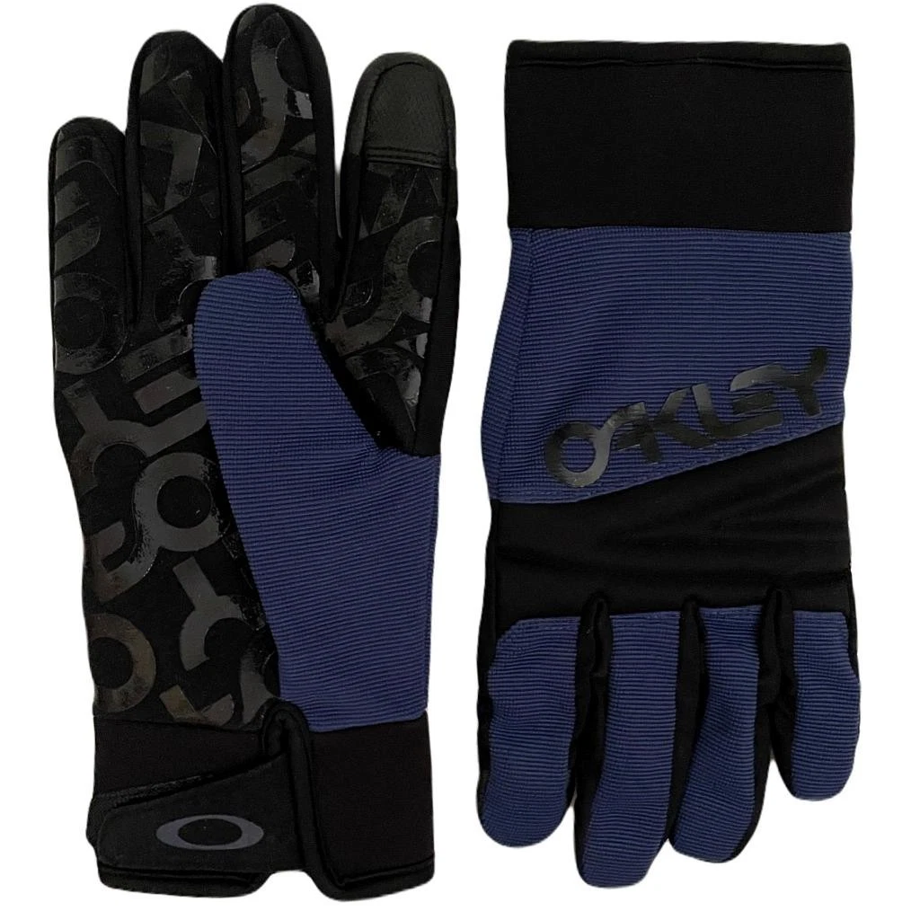 Oakley Factory Park Glove Mens Size XXL 2XL Dark Blue Warm Utility Winter Gloves