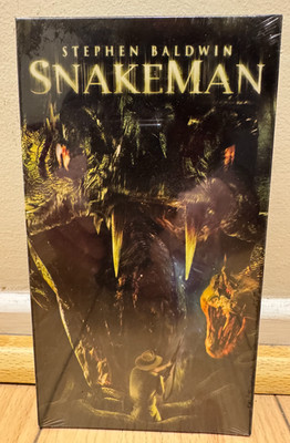 SNAKEMAN (2005) VHS **FACTORY SEALED** | Stephen Baldwin | First Look HV  *RARE*