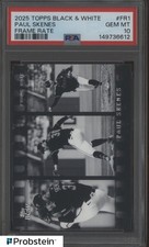 2025 Topps Black & White Frame Rate #FR1 Paul Skenes Pittsburgh Pirates PSA 10
