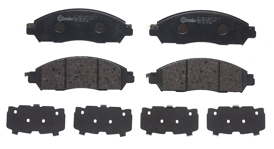 BREMBO Bremsbelagsatz, Scheibenbremse P56118 | Kompatibel mit: NISSAN NAVARA NP300 Pick-up, RENAULT ALASKAN - Bild 6