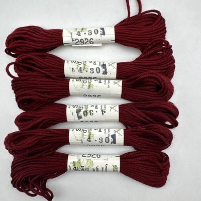 Soie D  Alger Silk Floss Lot of 6 Red #2926