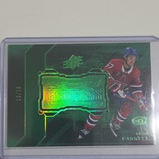 Upper Deck SPx Finite Rookies Green Spectrum F-27 Sean Farrell Canadiens /10