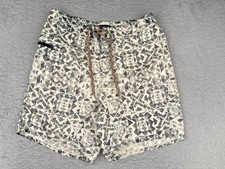 Patagonia Swim Trunks Mens 31 Beige Gray Board Shorts 100 Polyester Cargo 31x9