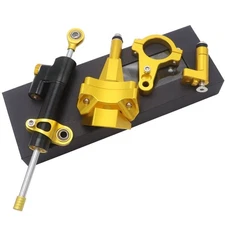 Ninja 400 CNC adjustable steering stabilizer damper mounting bracket K