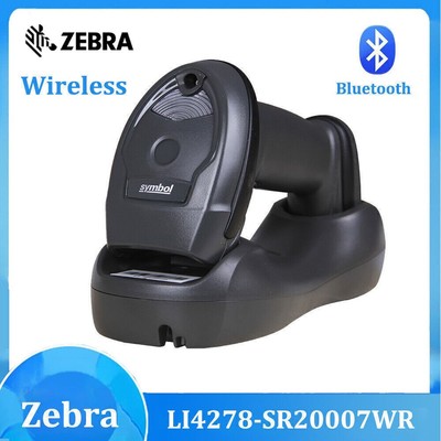Zebra Symbol LI4278-SR20007WR Wireless 1D Handheld Barcode Scanner with Cradle
