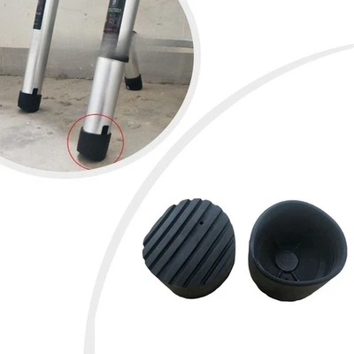 2 Stück 76 mm Gummi Leiterfüße Matten rutschfeste runde Pads für sichere Lei - Bild 1 von 4