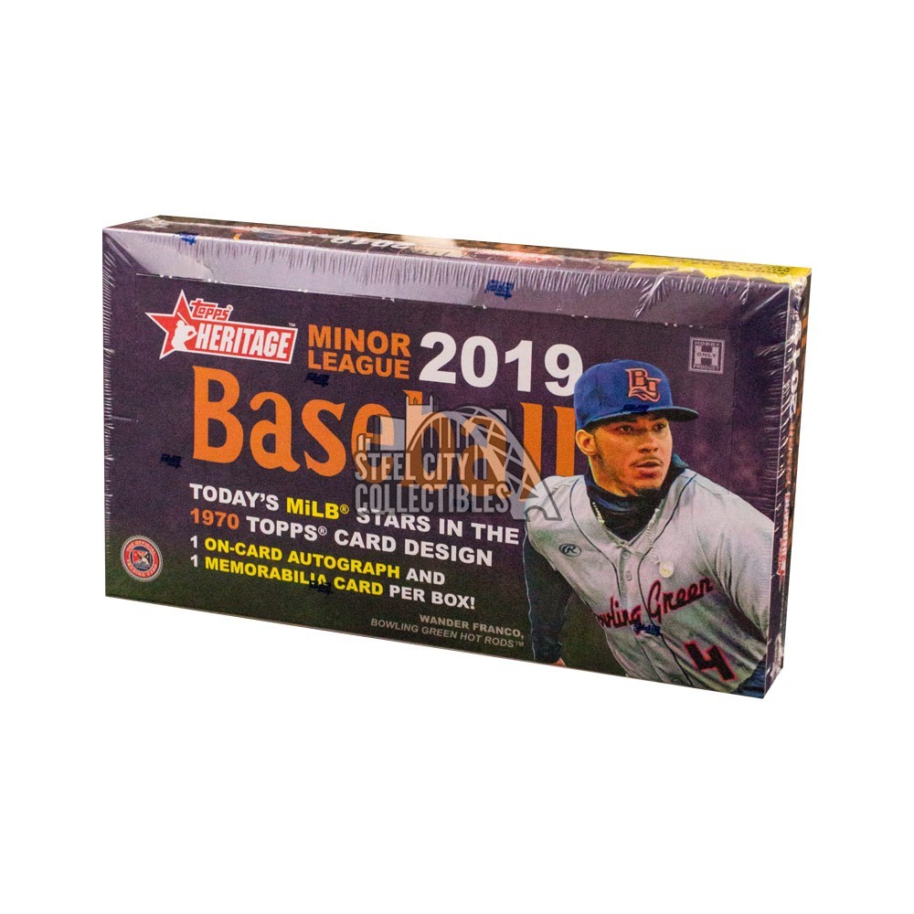 2019 Topps Heritage Minor League Baseball Hobby Box