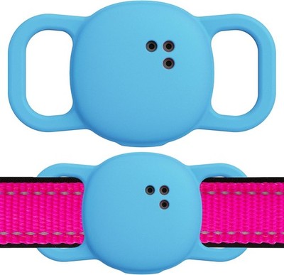 Blaue Silikon-Hülle für Tile Life360 Tracker, 2er-Pack