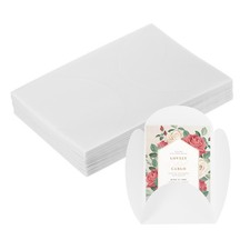 Lot de 220 enveloppes rondes en papier vélin, vestes vélin 5 x 7 pouces