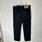 Vintage Levis Jeans Mens W34 L32 Black 501 Regular Straight Made In USA 90s