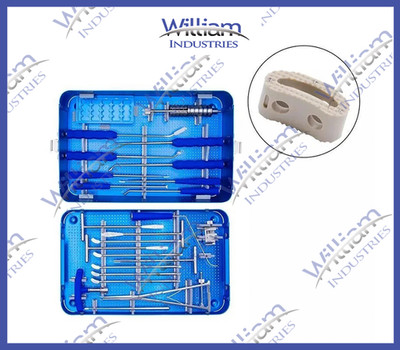 TLIF PEEK Cage & Instrument Set Spine Surgery Orthopedic Retractor Set