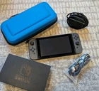 🩶Nintendo Switch V2 Grey Bundle with Dock, Case & Charger -Great Condition✅