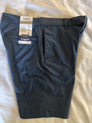 NWT!  IZOD Advantage Performance Sportflex Hybrid Shorts 32 X 9.5 Blue