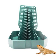 Bearded Dragon Tank Accessories, Lizard Feeder, Reptile Food Cup, Dubia Roach...