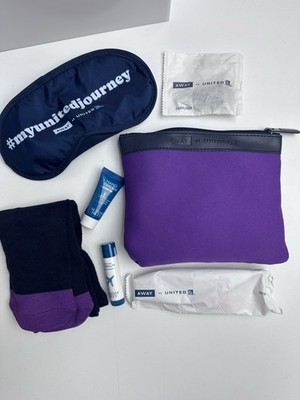 Away x United Amenity Kit Purple Neoprene Never Used Sunday Riley