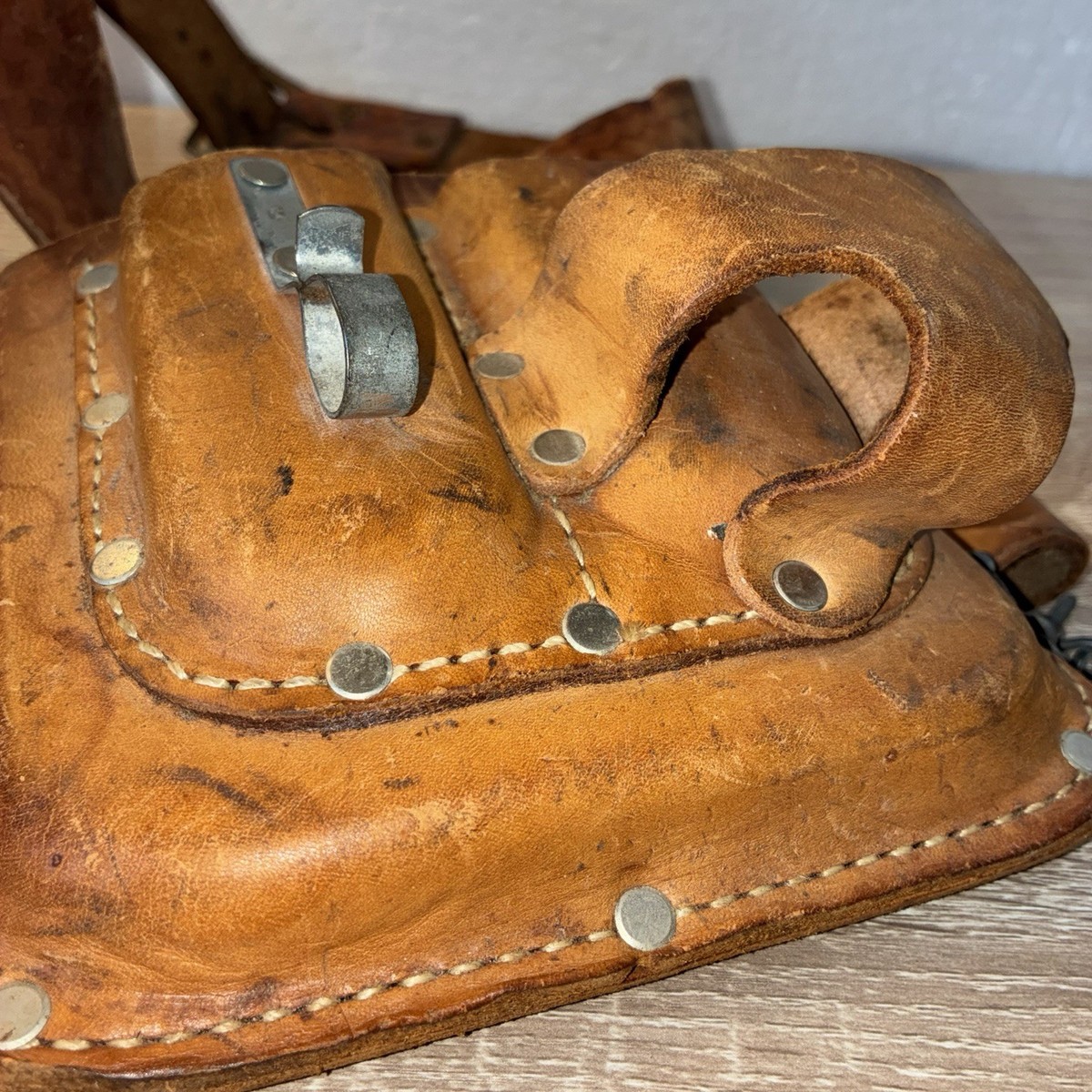 NICNOLAS 革製　腰袋ベルト　made in USA NICNOLAS 革製 腰袋ベルト made in USA Nicholas Vintage Cowhide Pro
