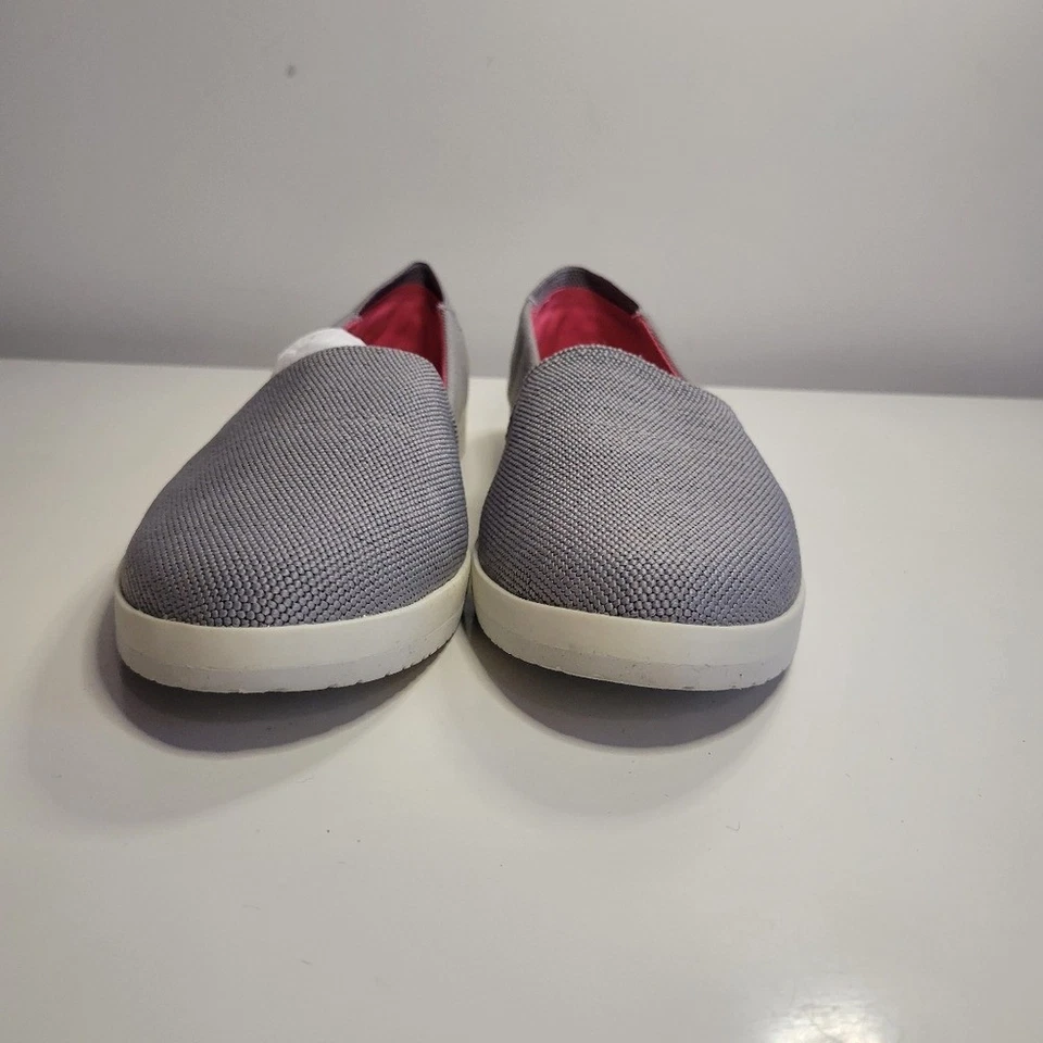 Mocasines de lona gris rosa Reef para mujer 7 nuevos con etiquetas informales cómodos costeros planos Foto 2 de 4
