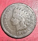 1870 US Indian Head Cent! KEY DATE! Hard to Find! Good! Nice! Old US Coin!