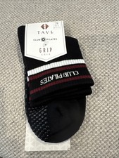 Tavi Aria Grip Socks Club Pilates Small NWT Burgundy
