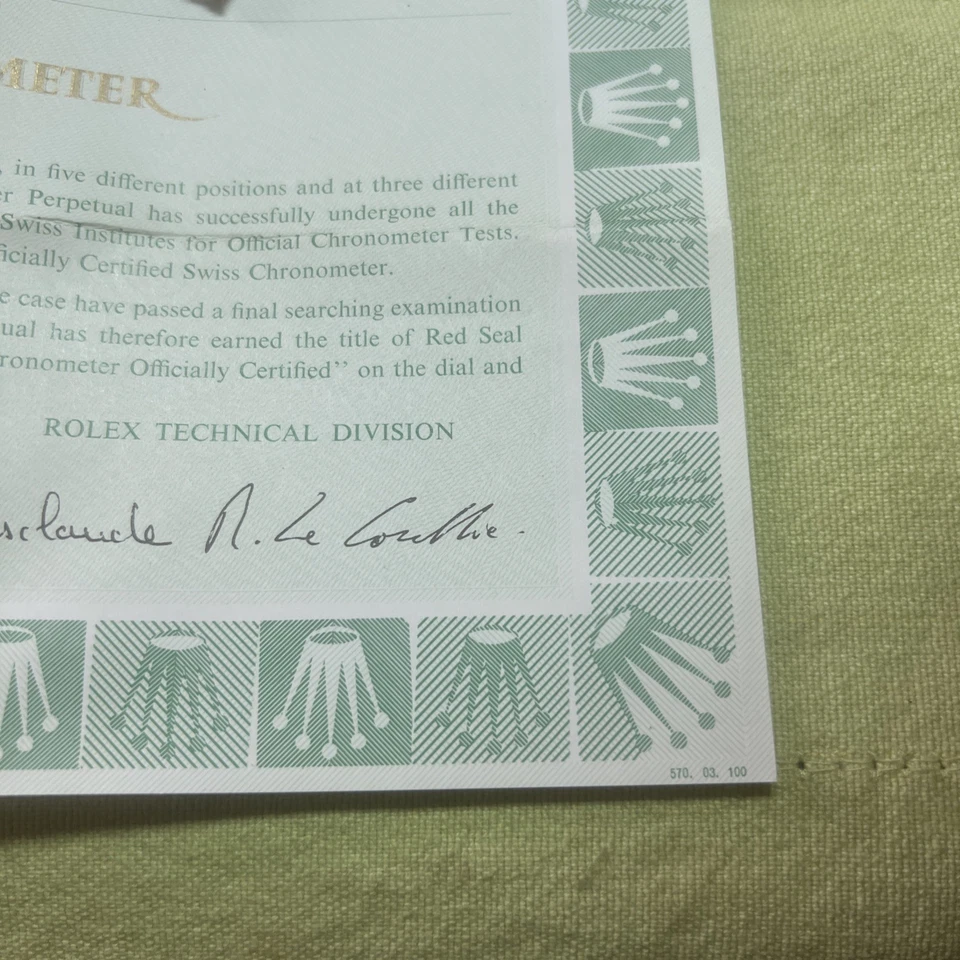 Rolex GMT Master 16750; 16753; 16758 Certificado de Garantía; Pie de Rana Juego de Etiquetas Rojas❗️ Foto 4 de 4