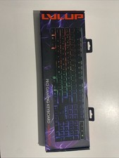 LVLUP Pro Gaming Keyboard LED Backlit Keys with Light-Up Colors